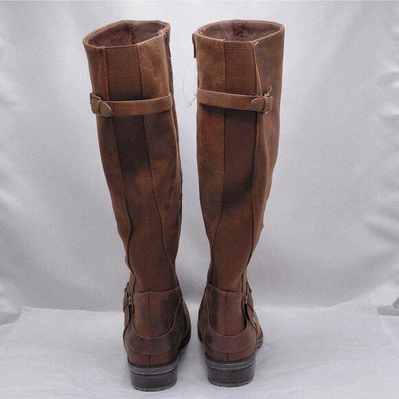 Baretraps Womens Yanessa2 Size 6M Riding Boots Wide Calf Brown Knee High Western - Picture 7 of 12